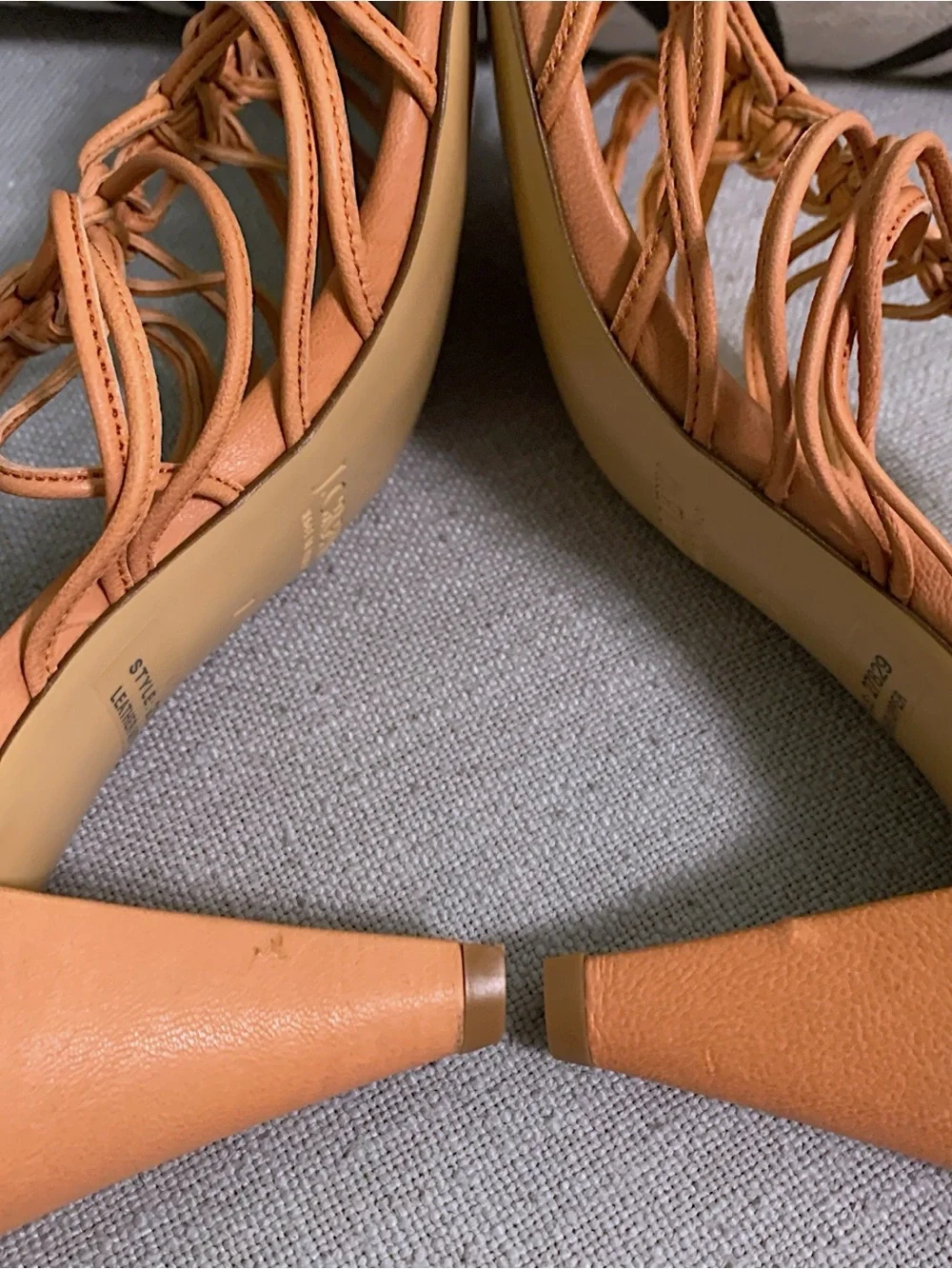 J. Crew Braided T-Strap Sandals in Terracotta Size 7